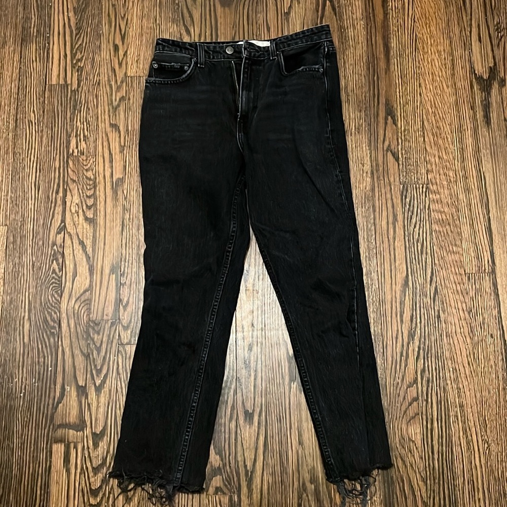Black Julia Crop Reformation jeans
